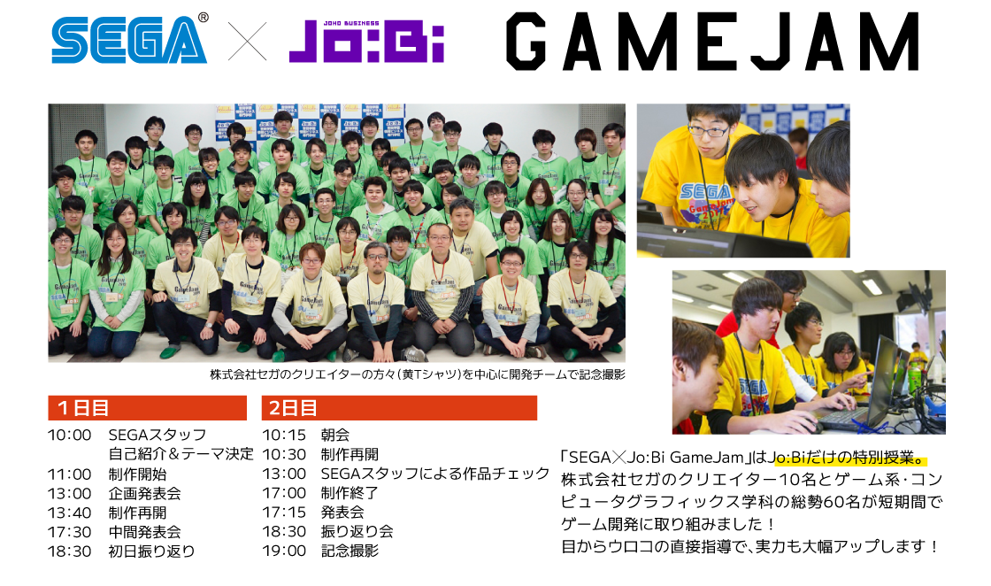 SEGA×Jo:Bi GAME JAM